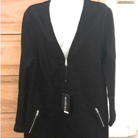 AUTHENTIC NWT KIIND STUDIO REVERSIBLE SCUBA JACKET SZ M - Picture 1 of 10